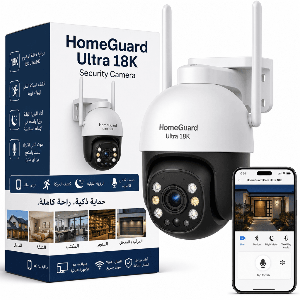 HomeGuard Ultra 18K Security Camera