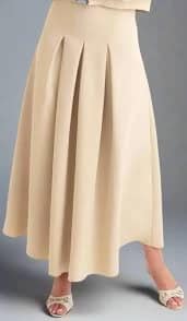 Pleated Maxi Skirt for Women