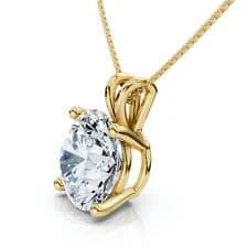 Women's Gold Pendant Necklace