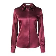 Women's Satin Sleeve Blouse