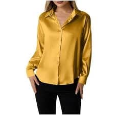 Elegant Women's Satin Blouse