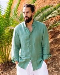 Men's Casual Linen Shirt
