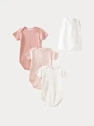 Cotton Baby Onesie Set