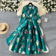 Women's Floral A-Line Dress