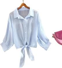 Women's Button-Front Blouse