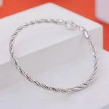 Women's Silver Chain Bracelet