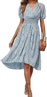 Women's Floral Wrap Dress