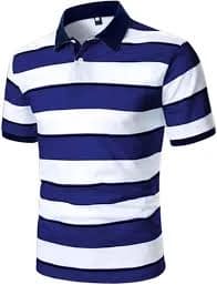 Men's Striped Polo Shirt