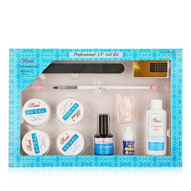 Full Set UV Gel Kit Manicure For Nail Art