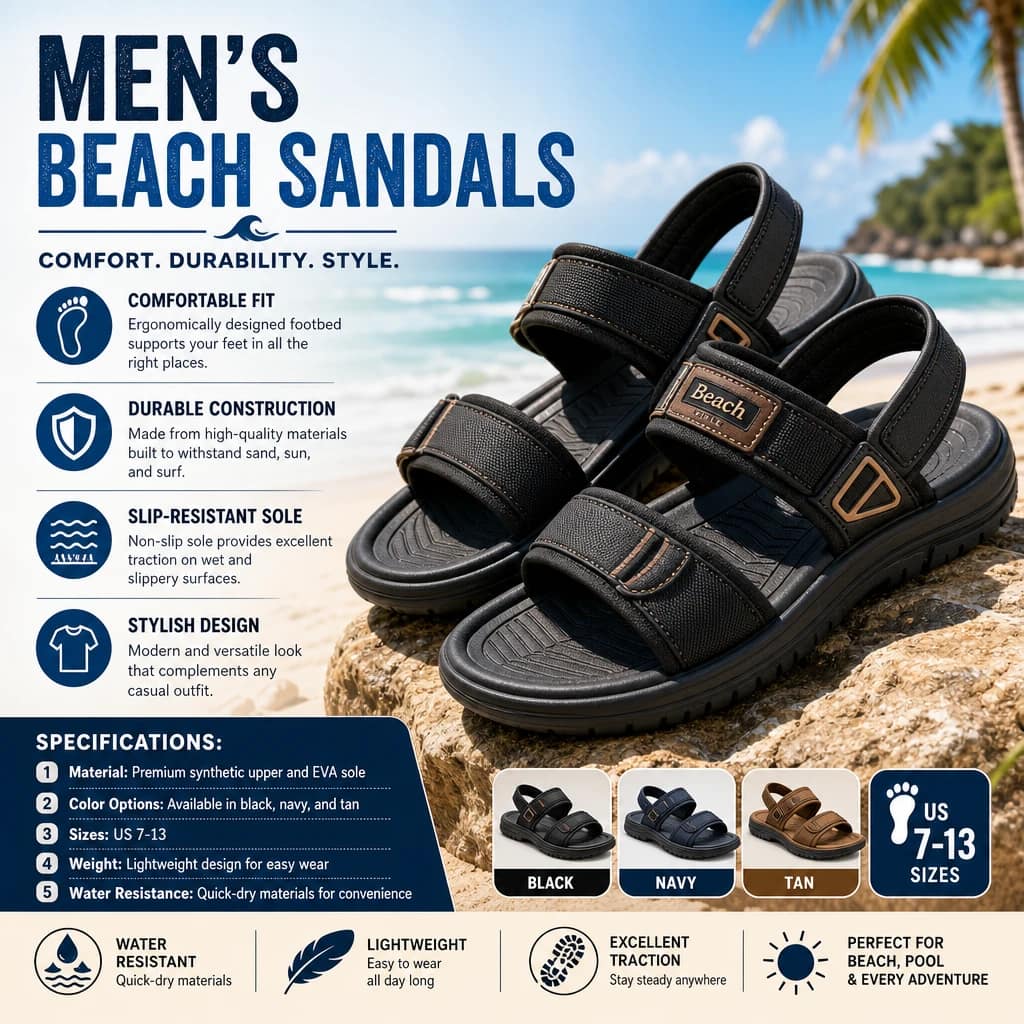 Men's Casual Beach Sandals