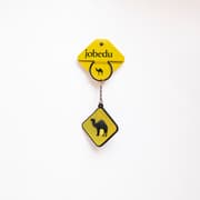 Jobedu Camel Crossing | Rubber Keychain product image