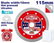 EMTOP Ultrafine Diamond Mesh Rim Cutting Disc 115mm product image
