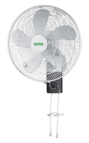 Sona Wall Fan 16 inch 5 Blades and 3 speeds with Remote product image