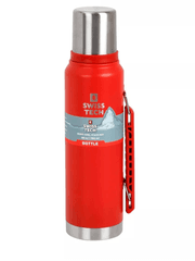 SWISS+TECH 40oz/1200ml Stainless Steel Vacuum Bottle – Red product image