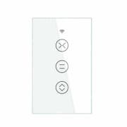 Moes 1-Gang Curtain Switch – Zigbee Mesh – US Type – White product image