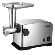 Sona Meat Grinder 1800W Stainless Steel With Accessories For Chopping And Kibbeh product image