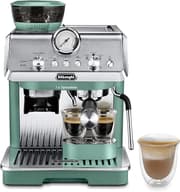 De'Longhi La Specialista Arte EC9155.GR, Barista Pump Espresso Machine, Bean to Cup Coffee and Cappuccino Maker, 8 Grinding Settings, MyLatte Art Frothing Wand, 1550W, Green product image