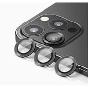 BLUEO NPB27 Original Metal Frame Lens Protector Glass (3 pcs/package) for iPhone 13 Pro / 13 Pro Max - Black product image