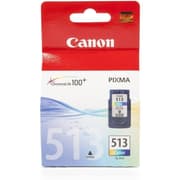 Canon CL-513 Genuine High Yield Tri-Color Ink Cartridge - Cyan, Magenta & Yellow - FINE Technology - Compatible with PIXMA iP2700, MP230, MP280, MX320, MX410 product image