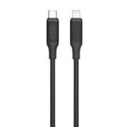 Green Lion USB-C to Lightning PVC Cable 1m - PD 27W Fast Charging - Black product image