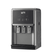 SuperTech Inverter Tabletop Water Dispenser RAX5-2 Smart Space-Saving Countertop Cooler with Multi Taps Safety Child Lock and Rear Protection Mesh product image