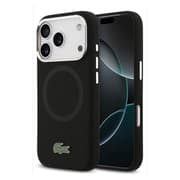 Lacoste MagSafe Silicone Case with Metal Logo for iPhone 17 Pro - Premium Protective Cover with Magnetic Charging Support product image