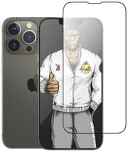 BLUEO PBJ1-6.5 HD CLEAR Full Cover HD Glass Anti-Static - Black for iPhone XS Max/iPhone 11 Pro Max product image