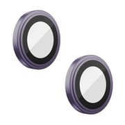 BLUEO NPB27 Original Metal Frame Lens Protector Glass (2 pcs/package) for iPhone 14 (6.1″/6.7″) - Purple product image