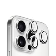 BLUEO NPB27 Original Metal Frame Lens Protector Glass (3 pcs/package) for iPhone 14 Pro (6.1″/6.7″) - Silver Diamond product image