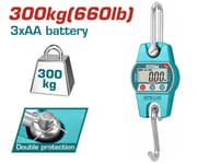 Total THESA63001 Digital Crane Scale 300kg Hanging Weight Scale product image