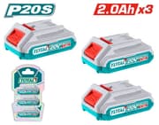 Total TOSLI240311 3x 20V 2.0Ah Lithium-Ion Battery Pack product image