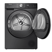 Hisense Heat Pump Dryer - DH5S102BB - 10kg Capacity - Black Finish with AI Dry & Hygiene Steam Care product image