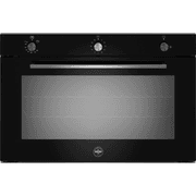 La Germania Built-in Gas Oven 90cm - 99L Capacity - Black Glass Design, Full Safety with Gas Grill & Auto Ignition product image