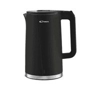 Conti Electric Kettle 1.7L - 2200W, Model CK-6005-DB, Sleek Black Design, Auto Shut-Off, and 360° Cordless Swivel Base product image