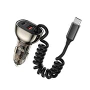 WIWU Wi-QC016 90W PD+QC Fast Charging Zinc Alloy Car Charger with product image