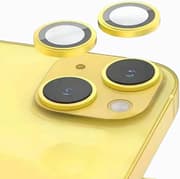 BLUEO NPB27 Original Metal Frame Lens Protector Glass (2 pcs/package) for iPhone 14 (6.1″/6.7″) - Yellow product image