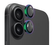 BLUEO NPB28 Original Metal Frame Lens Protector Glass (2 pcs/package) for iPhone 16/16 Plus - Colorful product image