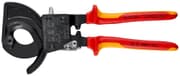 KNIPEX Insulated Cable Cutter | Ratchet Action 250mm | 95 36 250 product image