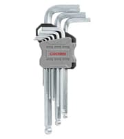 Crown 9-Piece Long Ball End Hex Key Set | CPHOK-BMBX09 product image