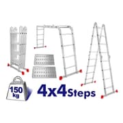 EMTOP ELAD4441 Multi-Purpose Foldable Aluminum Ladder – 4×4 product image