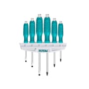 Total THGSS35061 6 Pcs Go-Through Screwdriver Set – Heavy-Duty Striking Screwdrivers product image