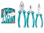 Total THT1K0301 | 3-Piece Pliers Set – Combination, Long Nose, Diagonal Cutting product image