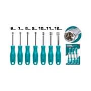 Total TNSS0701 | 7 Pcs Nut Driver Set – 6mm to 12mm Chrome-Plated product image