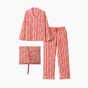 Pink & Red Cheetah Pajama Set product image