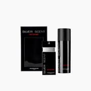 Jacques Bogart Silver Scent Intense EDT 100Ml + Body Spray 200Ml Gift Set For Men product image