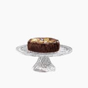 H Living Cosmic Glass Cake Stand 30 cm Transparent product image