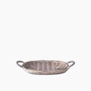H Living Darcy Polyresin Decorative Tray 33x18x5.5 cm Brown product image