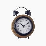 H Living Quadro Wooden Clock 18x26x6,5 cm Natural product image