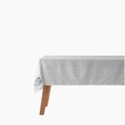 H Living Retro Chic Polycotton Table Cloth 150x200 cm White - Blue product image