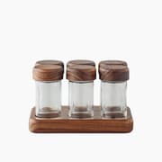 H Living Elegant Glass Spice Rack product image